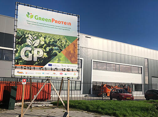 Green protein voorkant fabriek